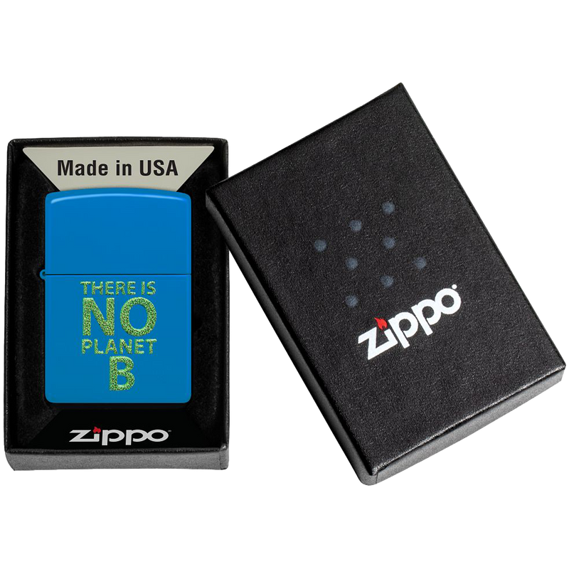 Zippo 60006812 48628 No Planet B Frontansicht World of Smoke
