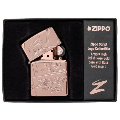 Zippo 60006832 49504 Zippo Script Collectible Frontansicht World of Smoke