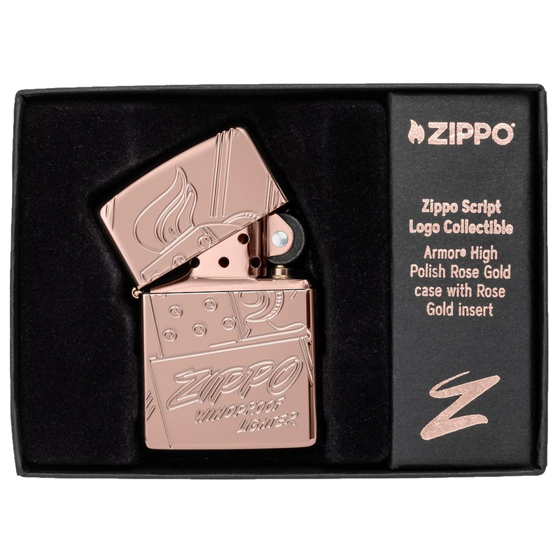 Zippo 60006832 49504 Zippo Script Collectible Frontansicht World of Smoke