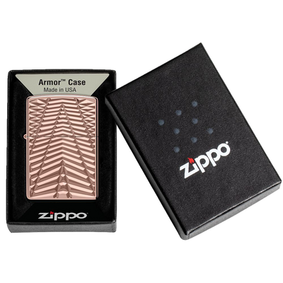Zippo 60006897 49504 Geometric Pattern Design Frontansicht World of Smoke