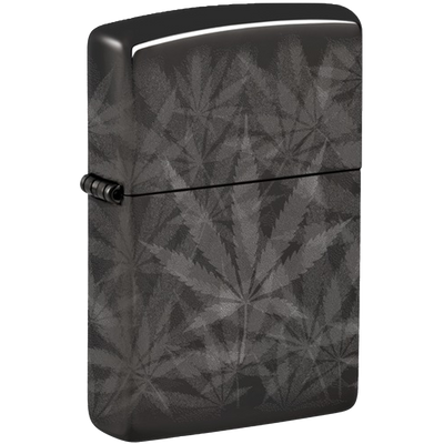Zippo 60006969 24756 Cannabis Design Frontansicht World of Smoke