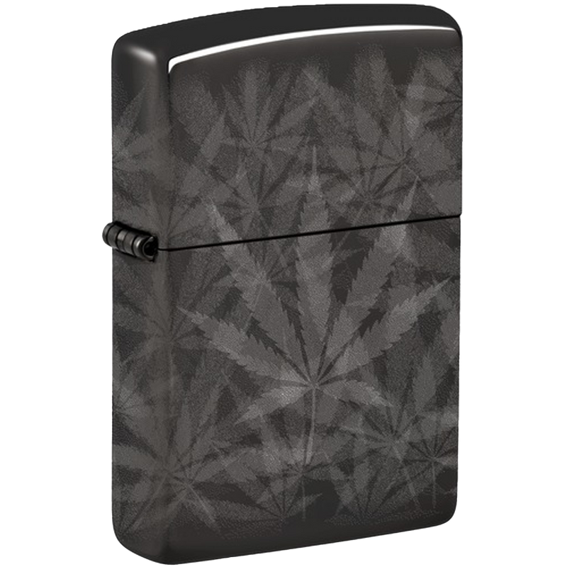 Zippo 60006969 24756 Cannabis Design Frontansicht World of Smoke