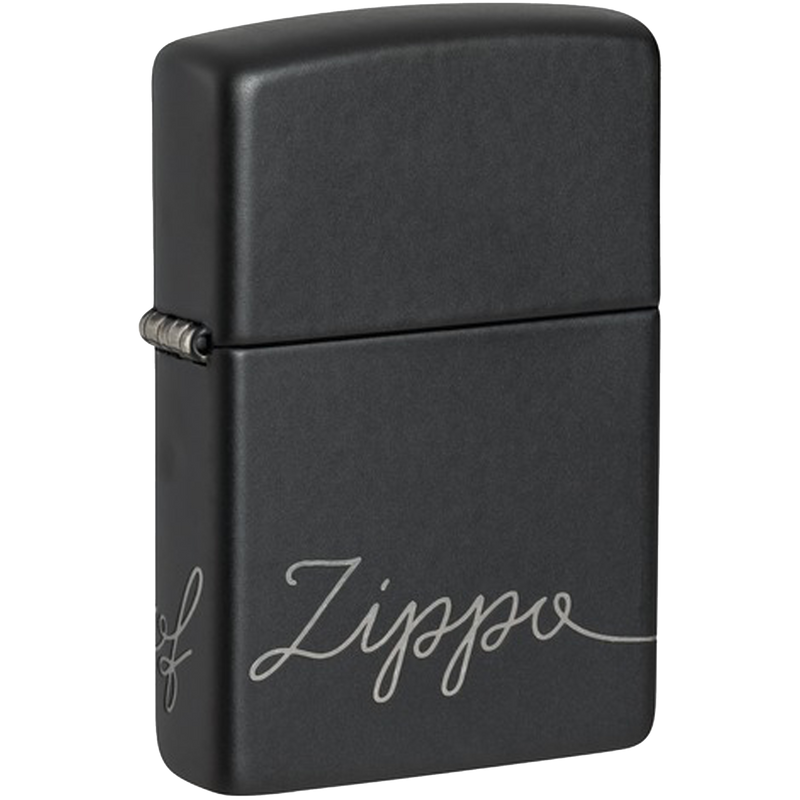 Zippo 60006982 Laser 360° 218C Zippo Design Frontansicht World of Smoke