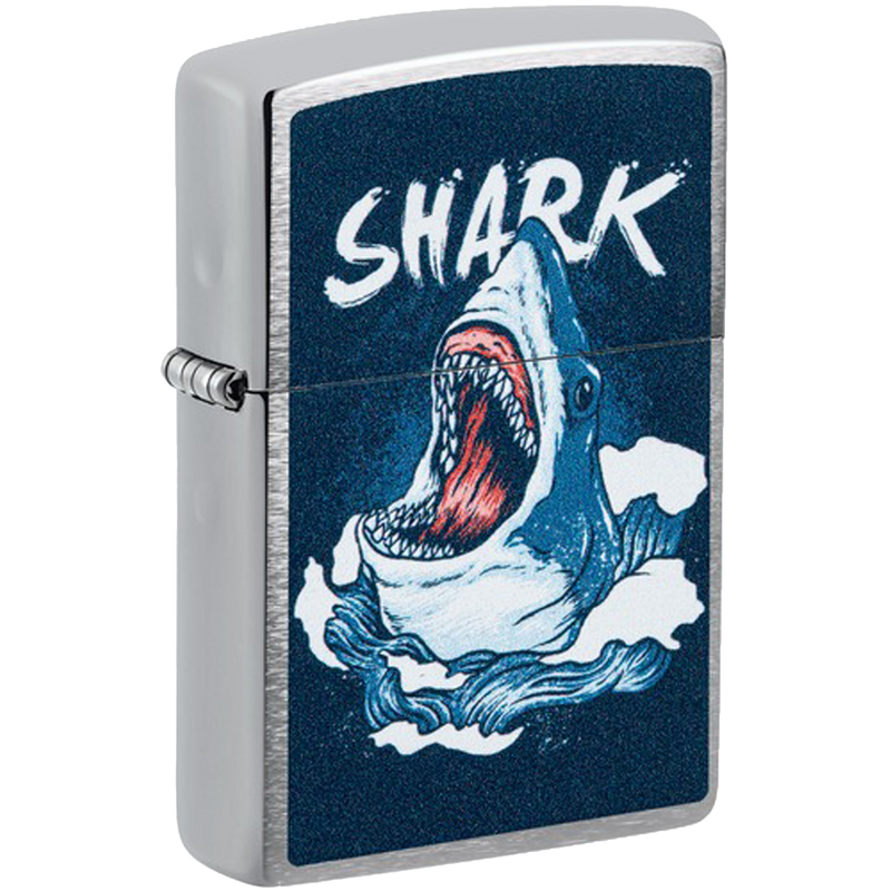Zippo 60007028 200 Shark Design Frontansicht World of Smoke