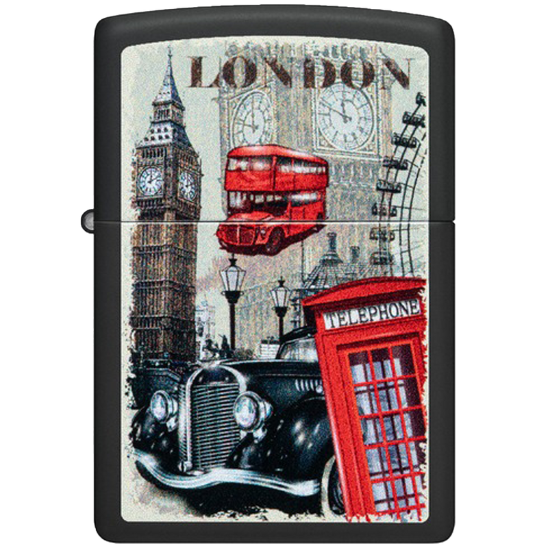 Zippo 60007031 218 London Design Frontansicht World of Smoke