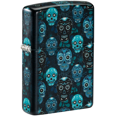 Zippo 60007107 49193 Sugar Skulls Design Frontansicht World of Smoke