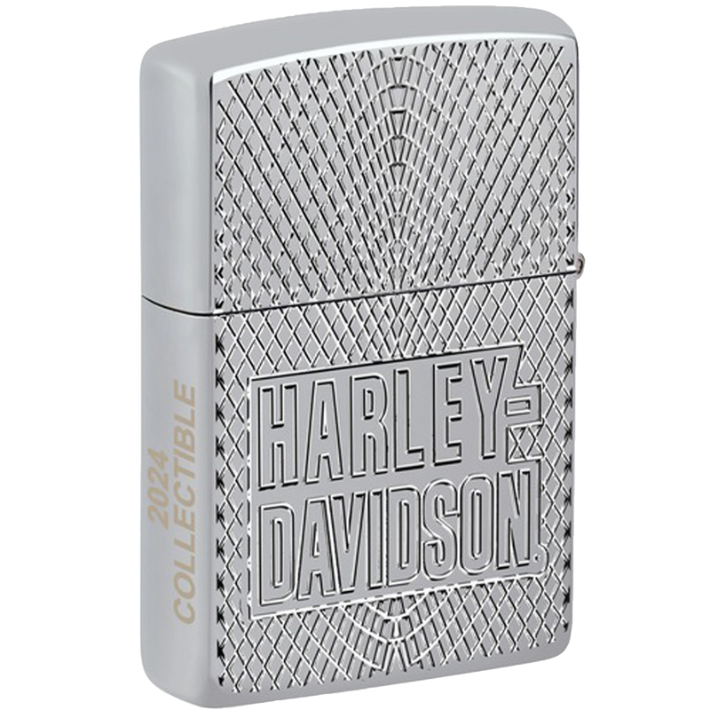 Zippo 60007111 167 Harley Davidson Collectible 2024 Fronansicht World of Smoke