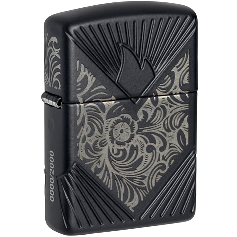Zippo 60007131 Collectible of the Year 2024/24754 COY Florentine Frontansicht World of Smoke