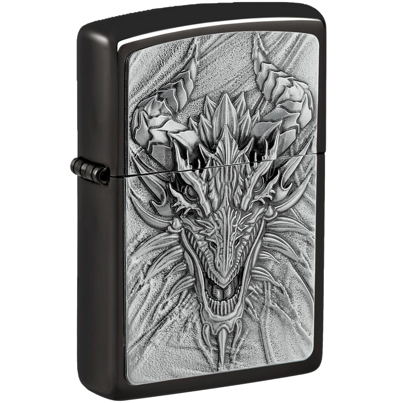 Zippo 2007663 Metal Dragon Frontansicht World of Smoke