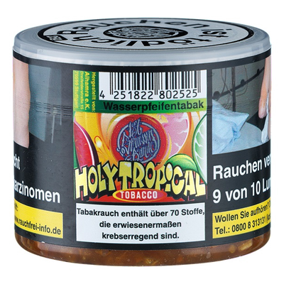 187 Tobacco 25g Holy Tropical Frontansicht World of Smoke