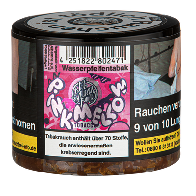187 Tobacco 25g Pink Mellow Frontansicht World of Smoke