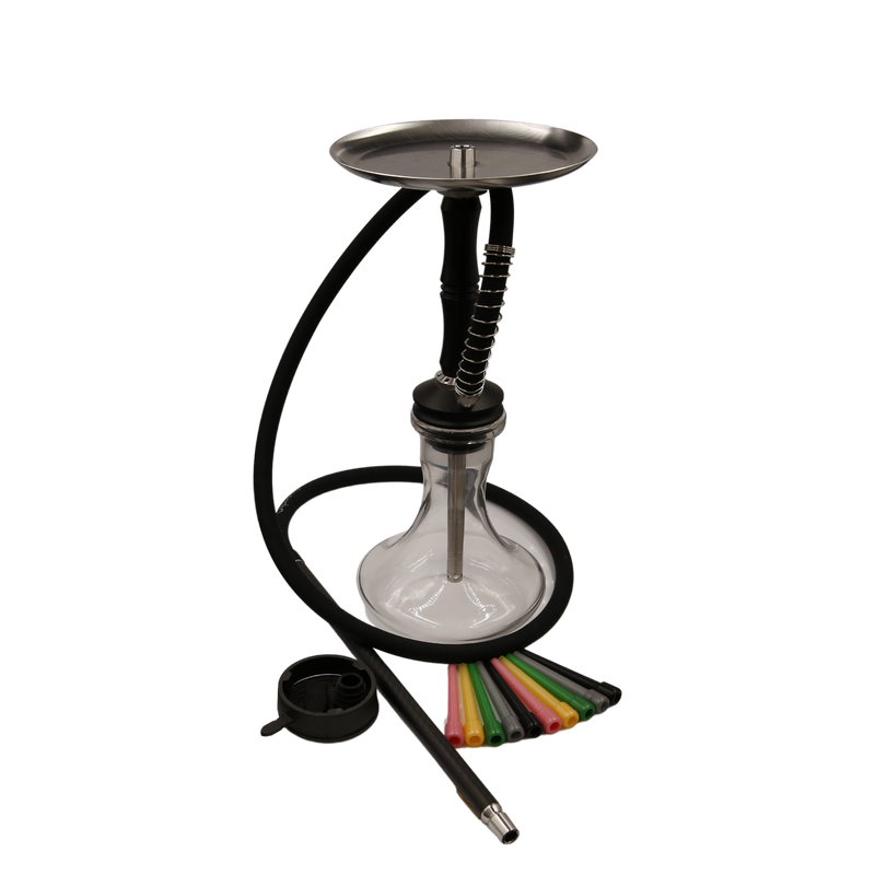 Shisha Dschinni Blowoff Black Hookah Detailansicht World of Smoke