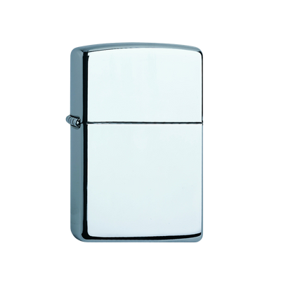 Feuerzeug Zippo 60000805 chrom polished Frontansicht World of Smoke