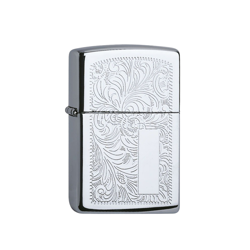 Feuerzeug Zippo 60000813 Venetian chrome Frontansicht World of Smoke