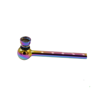 Headshop Dreamliner Glaspfeife 11,5cm, Regenbogenfarben Frontansicht World of Smoke