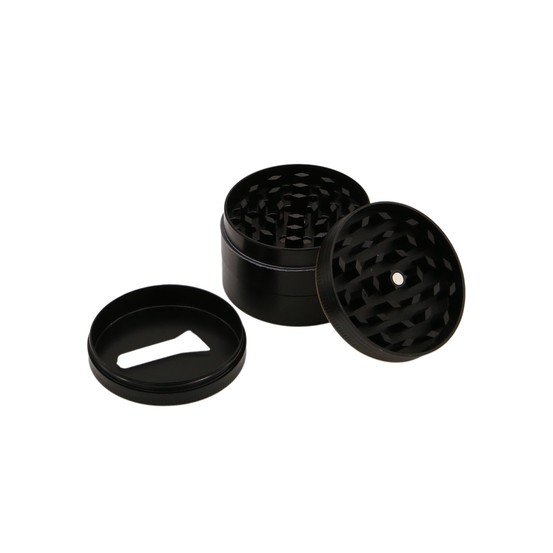 Headshop Dreamliner Grinder 4tlg, Ø50mm, Sunglasses Innenansicht World of Smoke