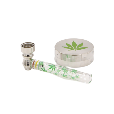 Headshop Dreamliner Set Pfeife, Grinder, Siebe, 9,5cm Innenansicht World of Smoke