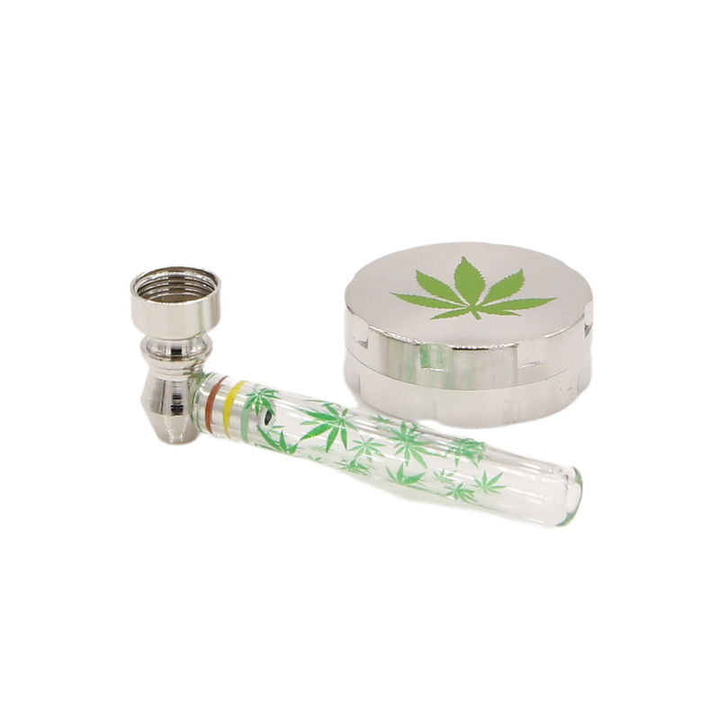 Headshop Dreamliner Set Pfeife, Grinder, Siebe, 9,5cm Innenansicht World of Smoke