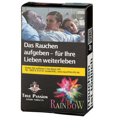 True Passion 20g Rainbow Frontansicht World of Smoke