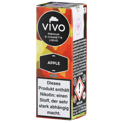 Vivo Liquid Apple 6mg 10ml Frontansicht World of Smoke