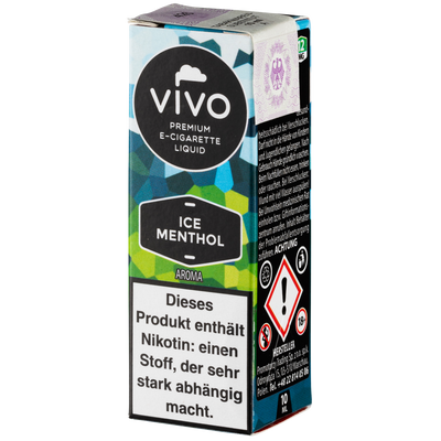 Vivo Liquid Ice Menthol 12mg 10ml Frontansicht World of Smoke