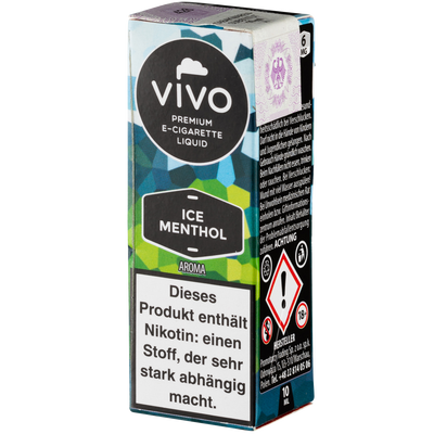 Vivo Liquid Ice Menthol 6mg 10ml Frontansicht World of Smoke