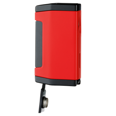 Winjet Premium Feuerzeug 2xJet rot mit Bohrer Detailansicht World of Smoke