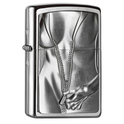 Zippo Feuerzeug 2004667 Zipper Girl Frontansicht World of Smoke